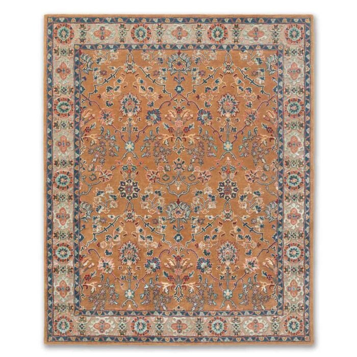 Multi Floral Irregular Rug for Living Room | Stylish & Modern